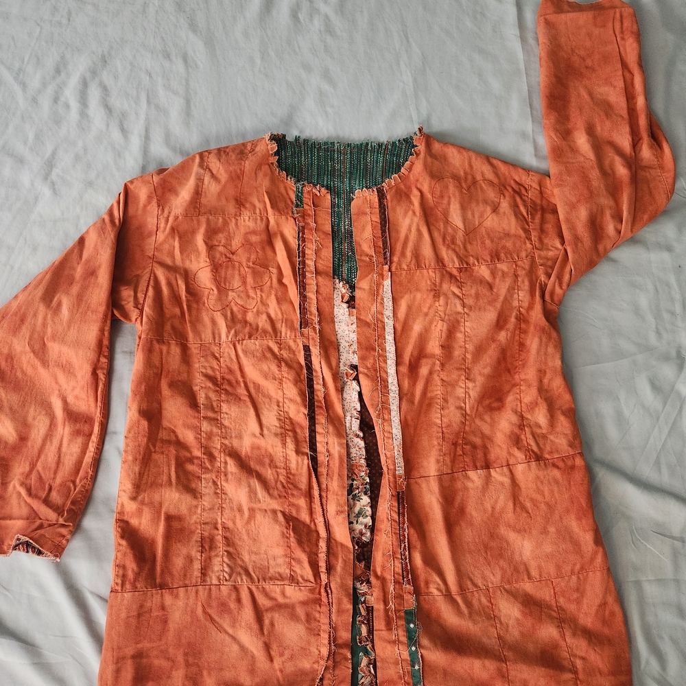 Oversized Patchwork Jacket (Reversable) - image 4